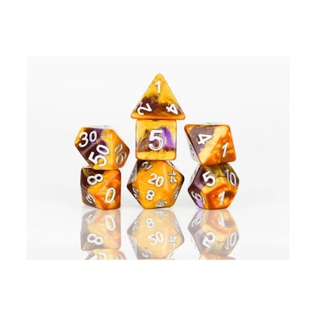 Poco Amethyst Geode Dice - Set of 7 PO3307618